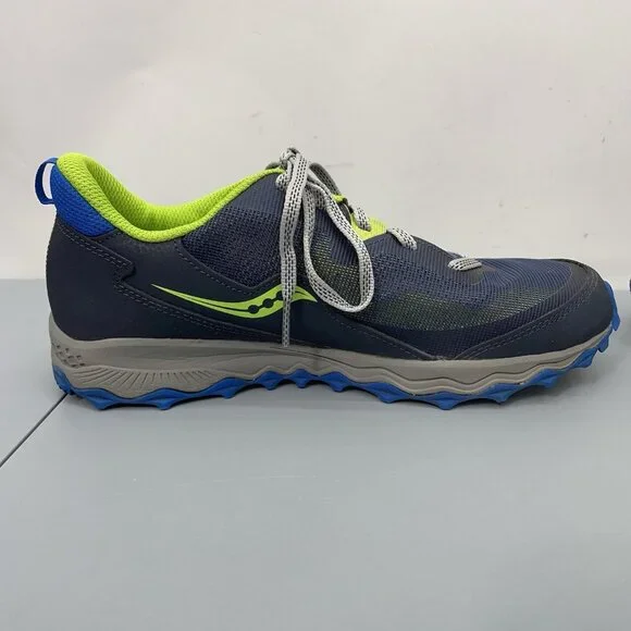 Saucony Peregrine 11 Sneakers Shoes Trail Running Hiking Outdoor Blue Kids 6 - Picture 11 of 14